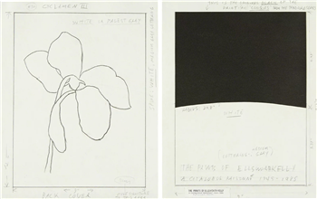 Drawing of Cyclamen III and collage for Conques (Untitled) - Image 1 of 4