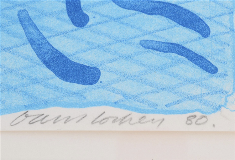 Pool Made with Paper and Blue Ink for Book - Image 3 of 4