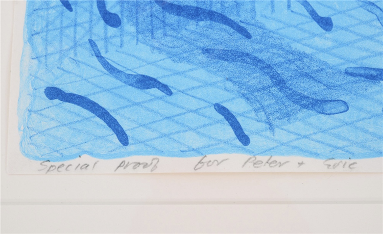 Pool Made with Paper and Blue Ink for Book - Image 4 of 4