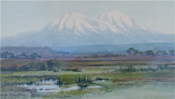 Spanish Peaks - Colorado from the Valley of Cuchares Creek
