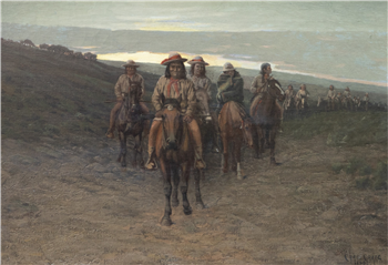 Geronimo with His Braves