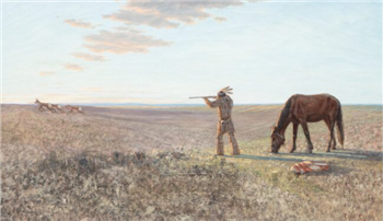 Landscape with an Indian Hunting