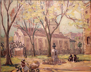 Washington Square and Saint Michael's, Charleston SC