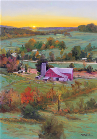 "A Highly Anticipated Moment"  28 x 22 oil by John Pototschnik