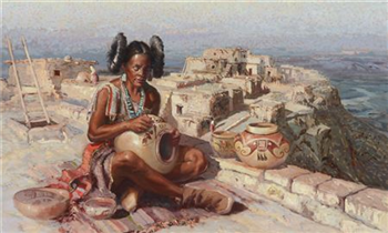 Hopi Pottery Maiden