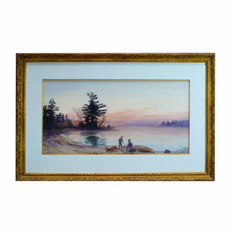 Beach With Indians and Fallen Buck - Image 2 of 2