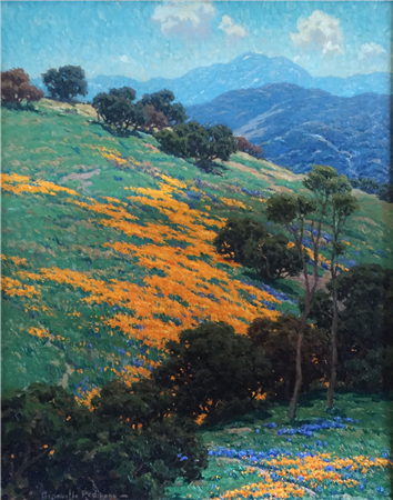 Granville Redmond
California Poppy Fields, c. 1925
Oil on canvas, 25 x 20 inches


Granville Redmond “California Poppy Fields”, c. 1925
