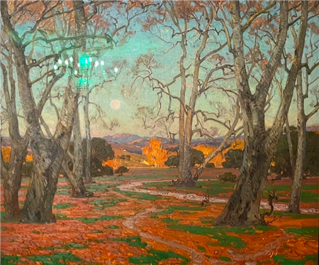 William Wendt
The Grove, 1915
Oil on canvas, 50 x 60 inches


Ross Braught "Tropical Scene" c. 1937
