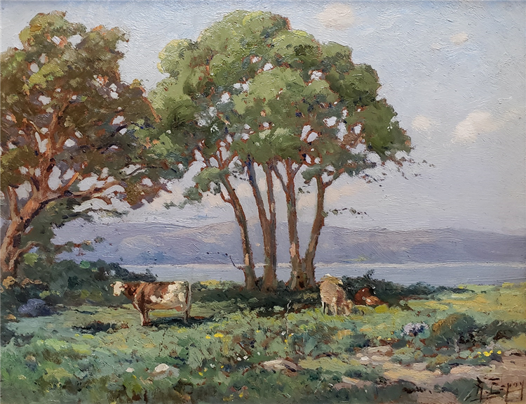Cows in Summer Landscape - Image 2 of 4