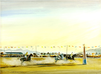 Polo Tournament at Fort Bliss, Texas