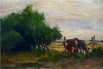 Untitled, Cattle in Alberta Pasture - Image 1 of 2