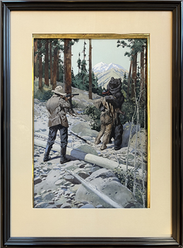 A bear Hug - A Tense Moment in the Mountains