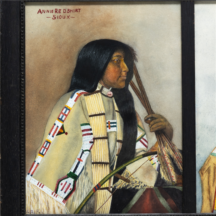 "Chief Red Cloud" by Mary Russell Farro Colton - Image 2 of 3