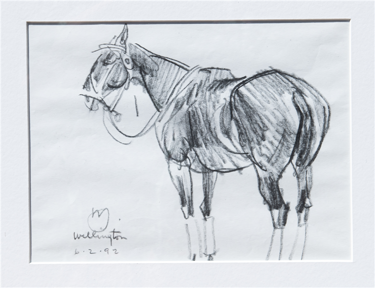 Equine sketch - Image 2 of 2