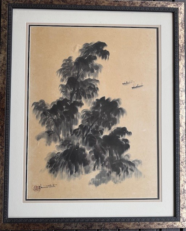 "Ships and Forest" - Image 2 of 3