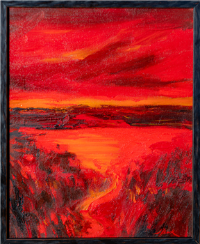 Red landscape - Image 1 of 3
