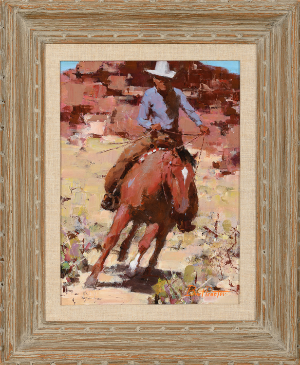 Cowboy on Horseback - Image 2 of 2