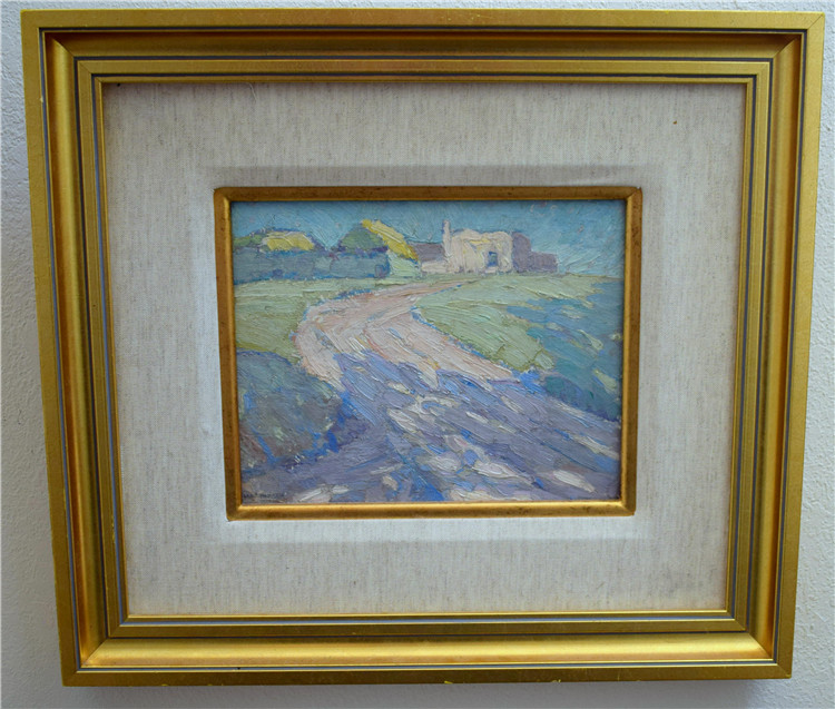 Early Modernist Taos Scene - Image 2 of 2