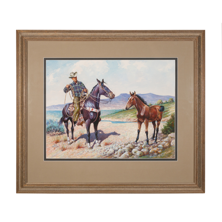 Cowboy and Colt by Daniel Cody Muller - Image 2 of 2