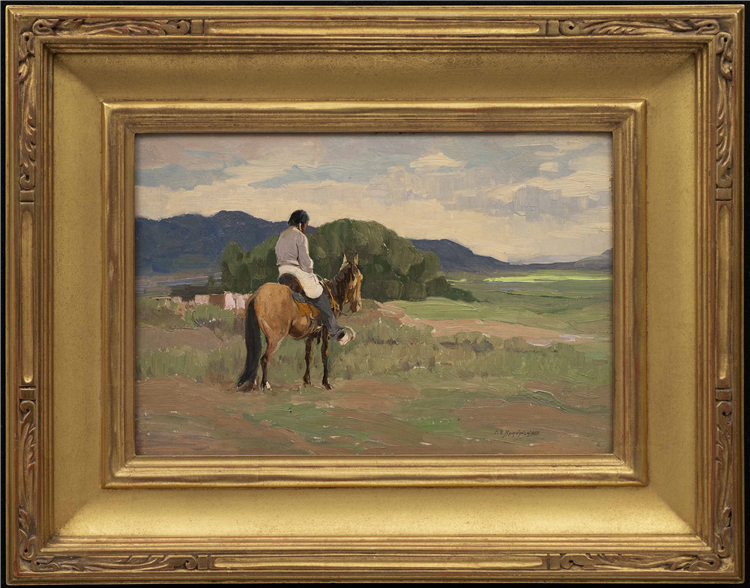 Indian on Horseback - Image 2 of 2