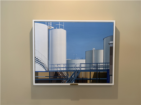 Edmund Lewandowski
Petrol Terminal #2, oil on canvas, 1986