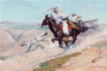 Roping a Wolf (Roping a Lobo)