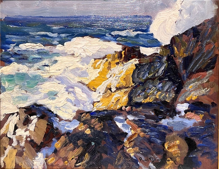 "Surf in Sunlight and High Wind" - Image 2 of 3