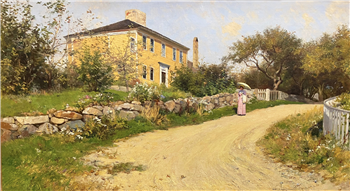 Autumn Sunshine (a.k.a. A Quiet Street) (North Cape Ann)