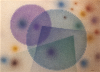 Improvisation - Watercolor No. 7 - Image 1 of 2