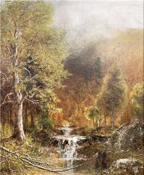 Waterfall in the Adirondacks, 1870's