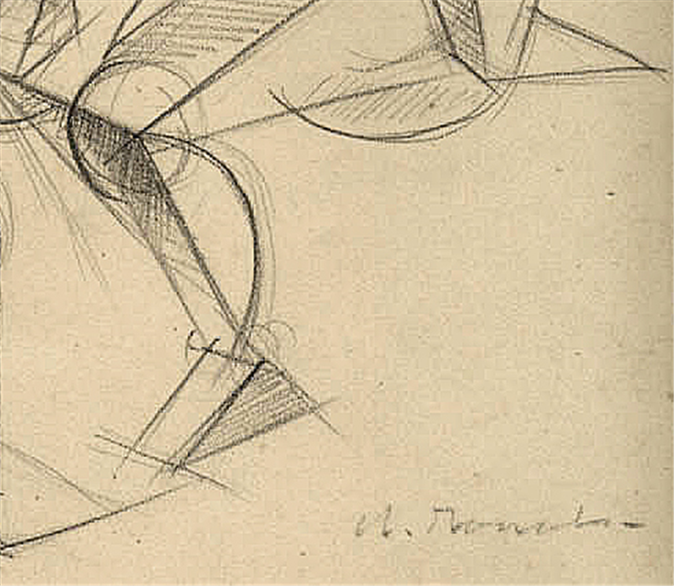 Liubov Sergeevna Popova,, Russian Cubist Figures - Image 3 of 4