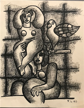 Fernand Leger, Acrobats & Parrots - Image 1 of 4