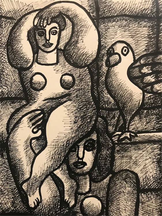 Fernand Leger, Acrobats & Parrots - Image 3 of 4