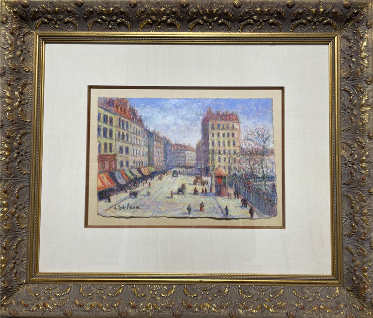 Paris Street Scene, Winter - Image 2 of 2