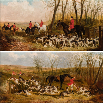 ‘The Meet’ & ‘The Kill’ (a pair) - Image 1 of 3