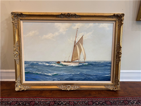 A SUMMER MORNING by Montague Dawson (1895-1973) Oil 36 x 50