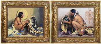 COUSE DESIGNED "PINE CONE" FRAMES - Image 1 of 4
