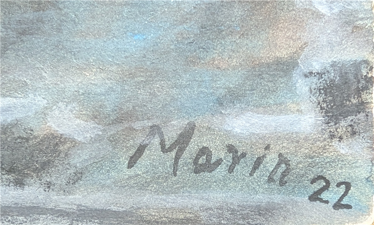 Schooners Through Fog -1922 - Image 2 of 2