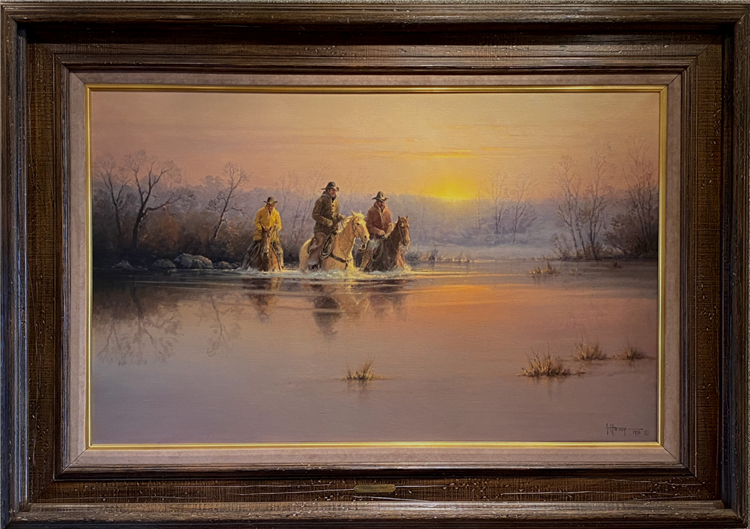 "Fording At Dusk" - Image 2 of 4