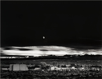 Moonrise, Hernandez, New Mexico - Image 1 of 2