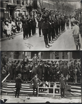 Marcus Garvey and Garvey Militia, Harlem, 1924