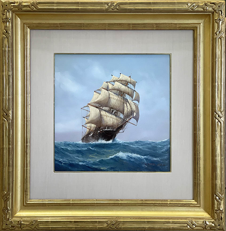Full Sail Clipper Ship - Image 2 of 2