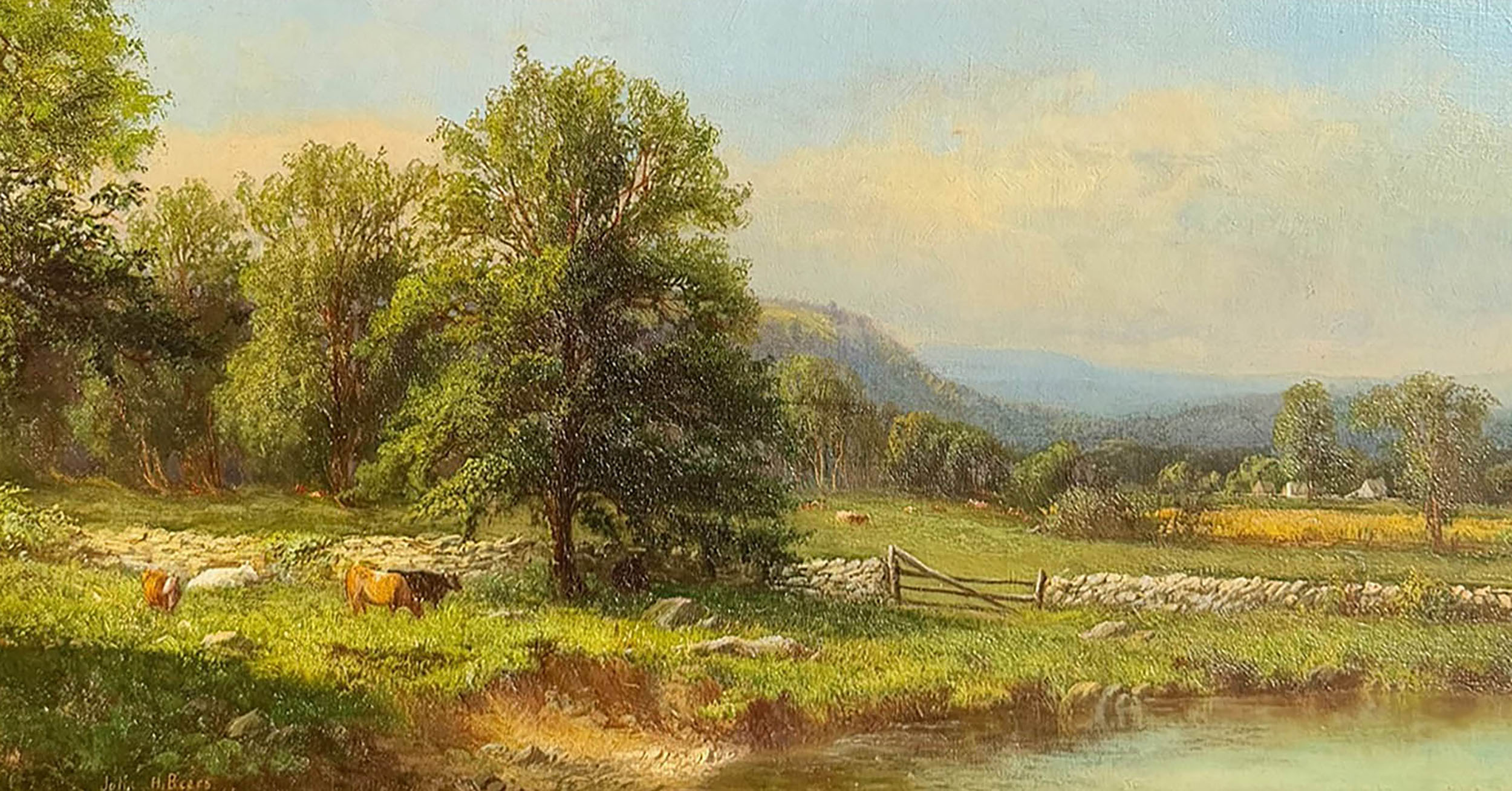Summer by the River, 1865 - Image 2 of 2