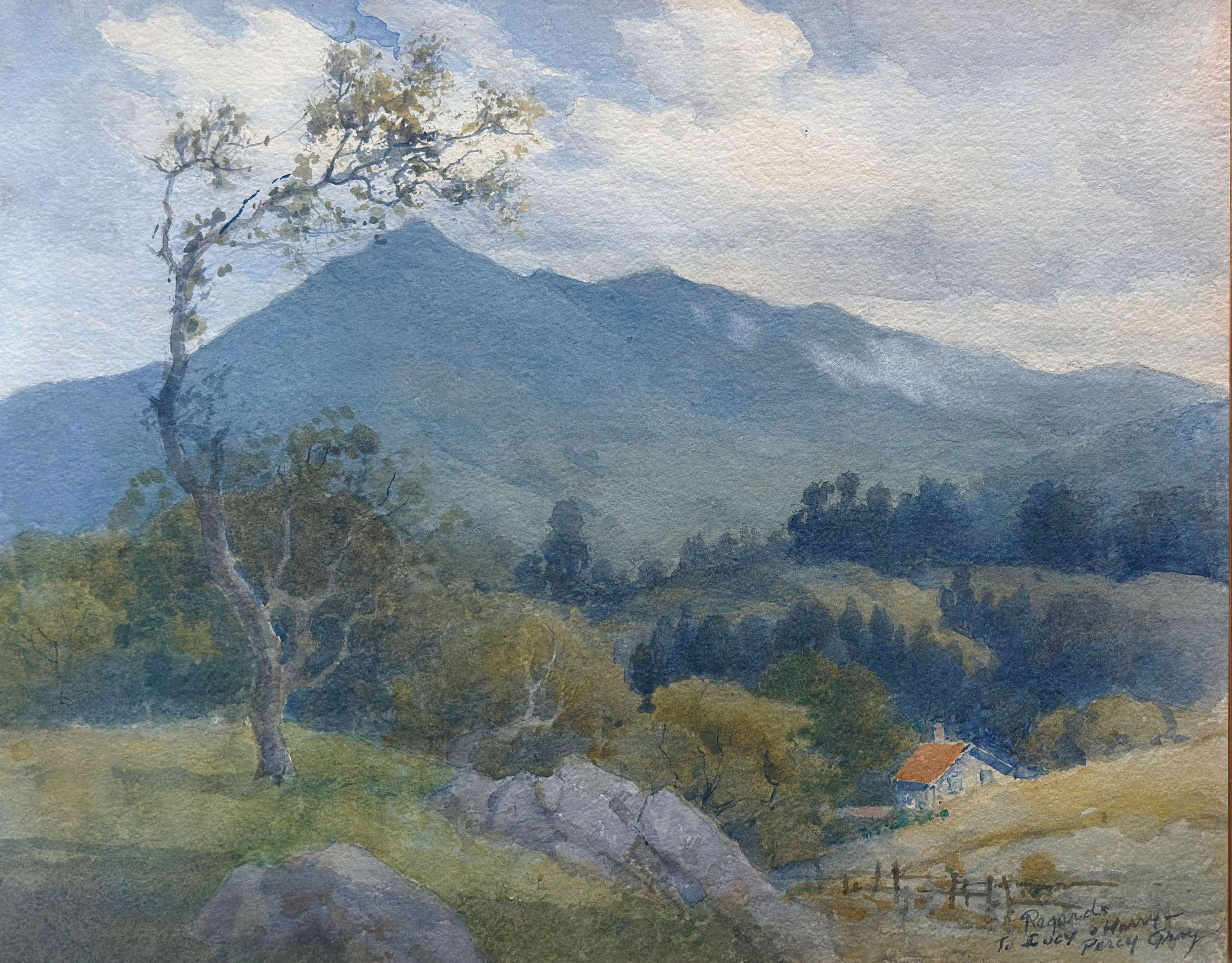 Mt. Tamalpais with Oaks - Image 1 of 2