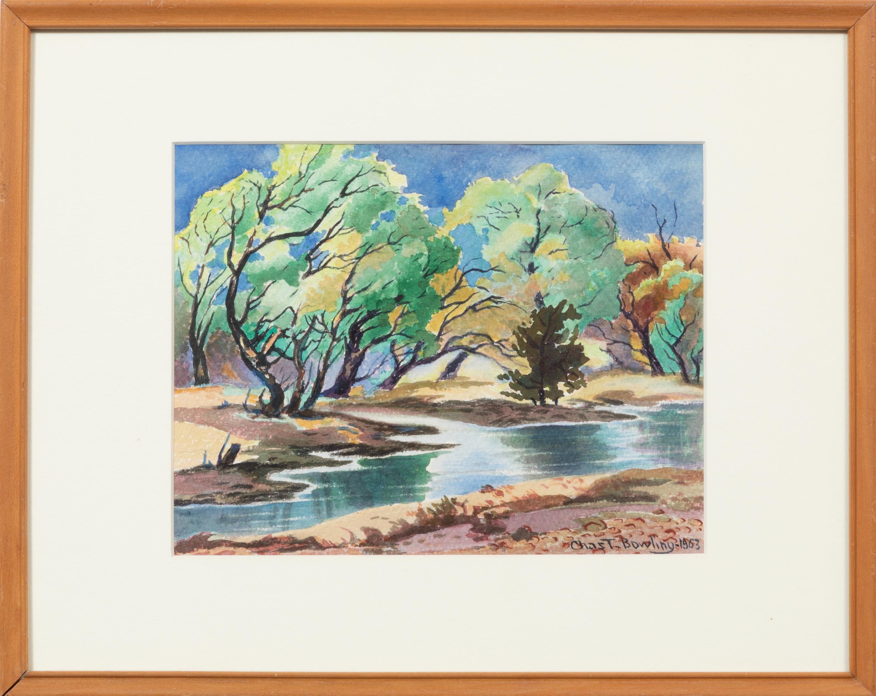 "The Quiet Pond - Spring"