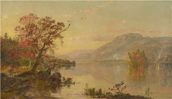 Autumn Lake Scene