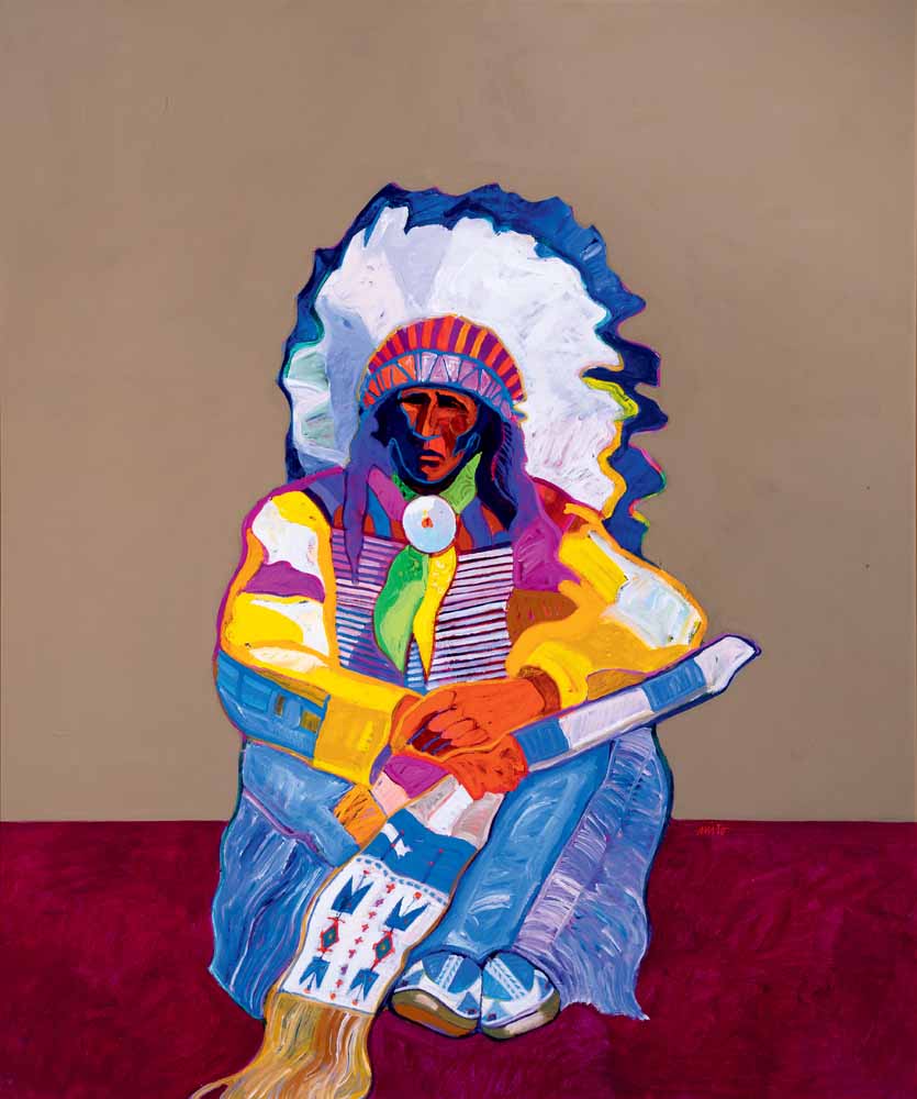 Watching the Ceremonial & Seated Chief (set)