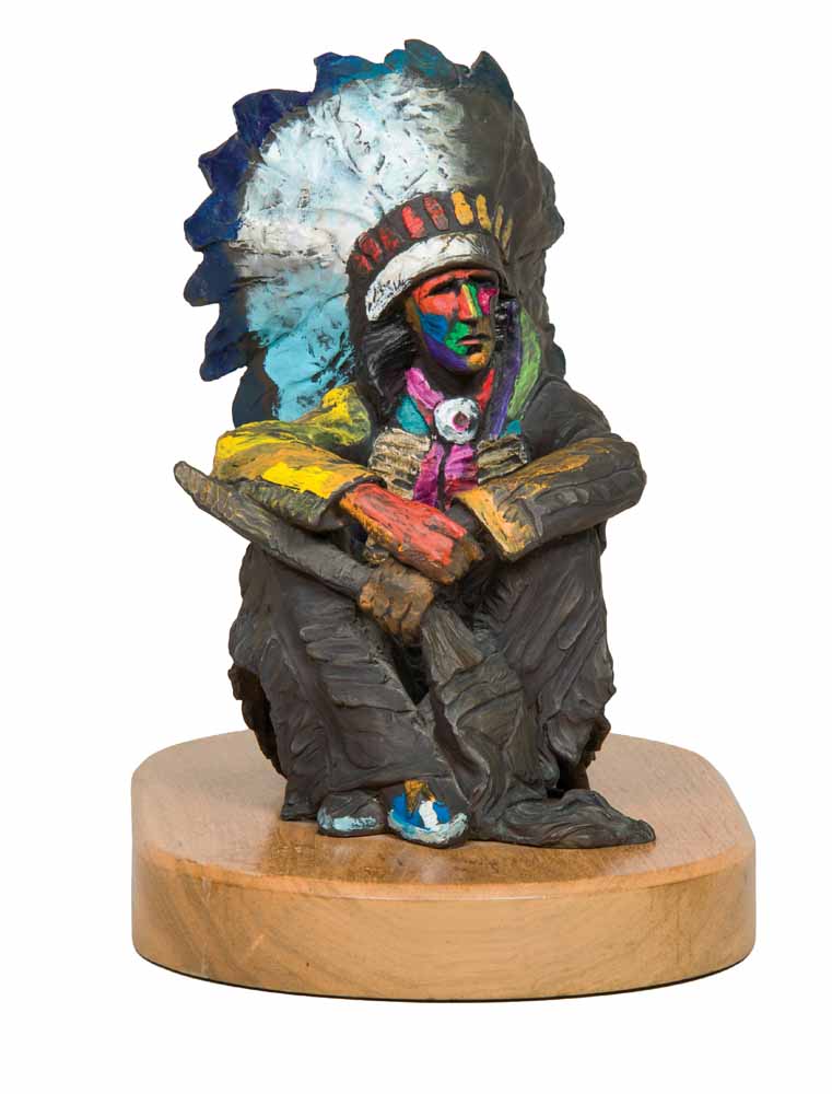 Watching the Ceremonial & Seated Chief (set) - Image 2 of 2