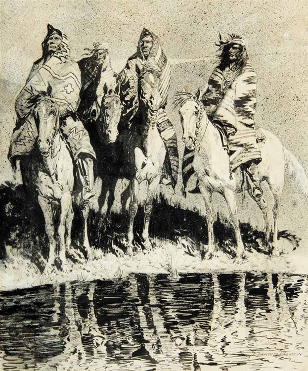 Navajos at the Watering Hole