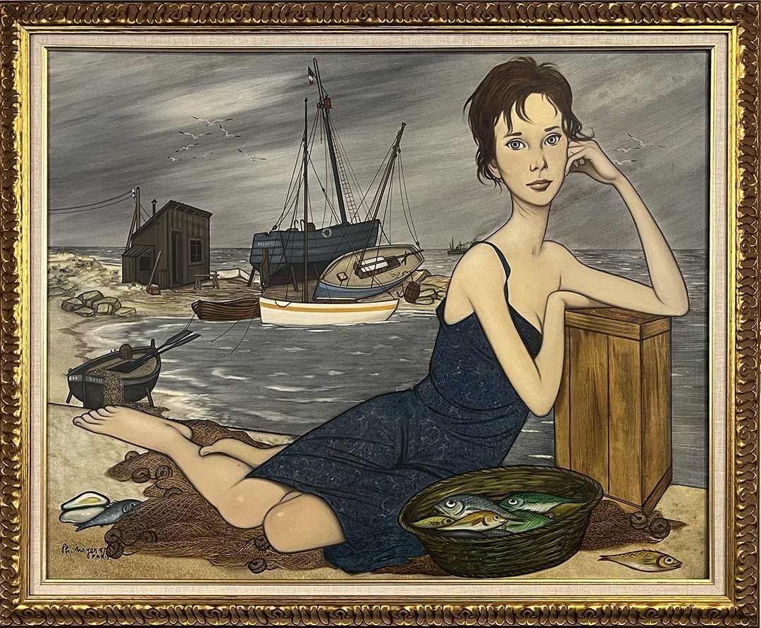 She Sits with the Fishes